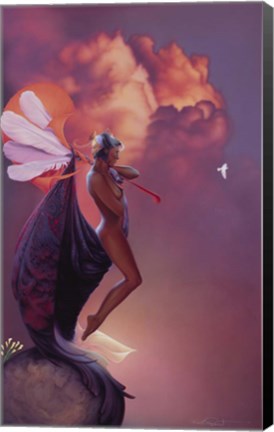 Framed Dreams Of Spring Print