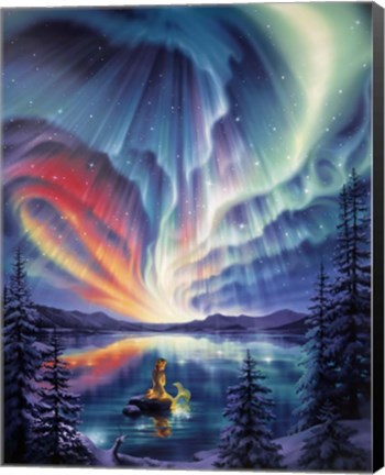 Framed Enchanted Lake Print