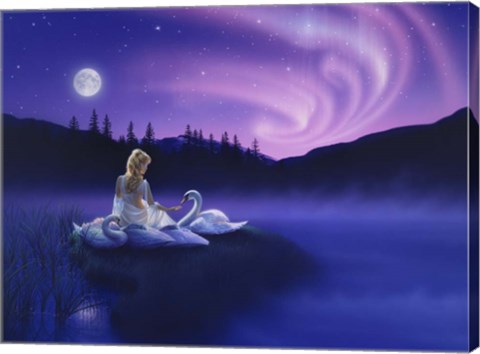 Framed Gift Of The Swan Print