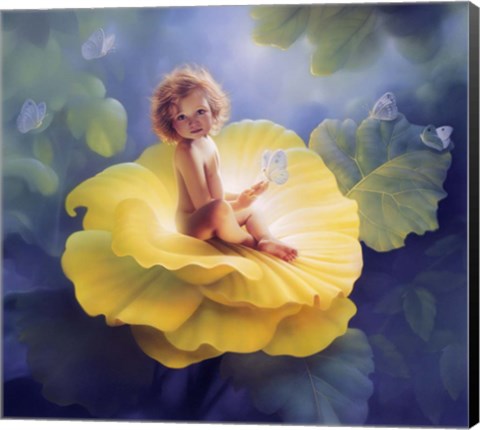 Framed Baby First Light Print