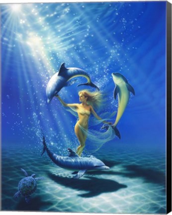 Framed Dance Of Joy Print