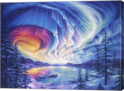 Framed Enchanted Lake 2 Print