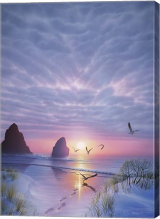 Framed Radiant Seashore Print