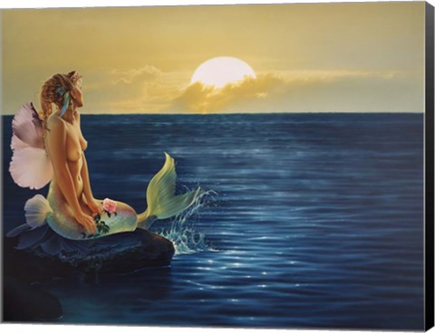 Framed Rising To Greet The Dawn Print