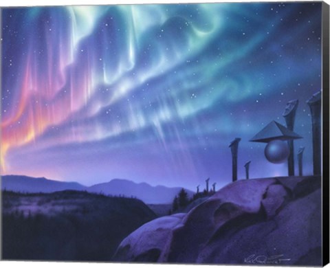 Framed Skywatchers Print