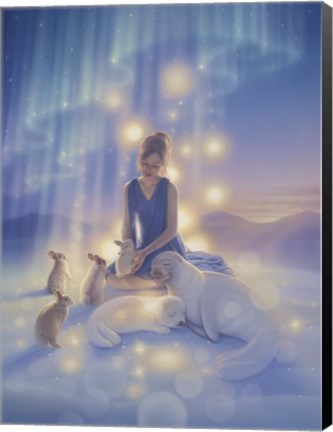 Framed Celebration II, Aurora Dreams 3 Print