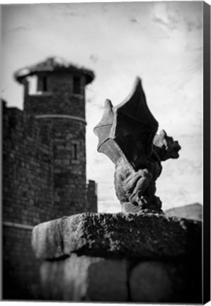 Framed Guardian at the Gate Print