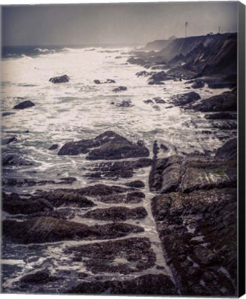 Framed Point Arena Lighthouse Print