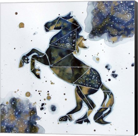 Framed Galactic Horse Print
