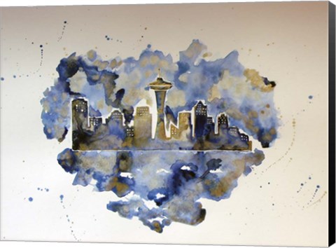 Framed Seattle on my Mind Print