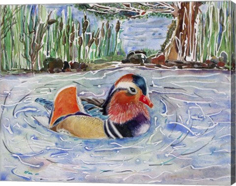 Framed Just Real Ducky Print