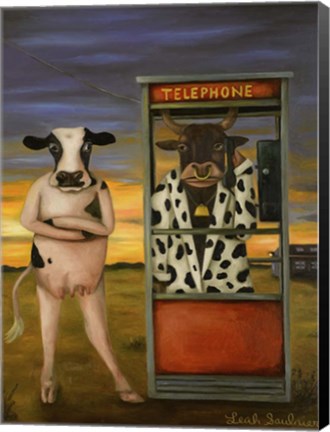 Framed Cattle Call Print