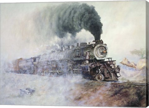 Framed Northbound to Portland Print