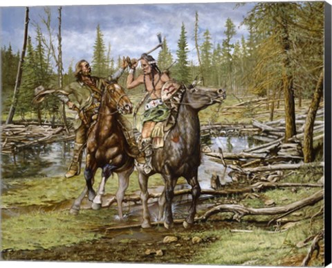 Framed Mountain Man&#39;s Rejection Print