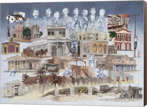 Framed Ghost of Tombstone Print