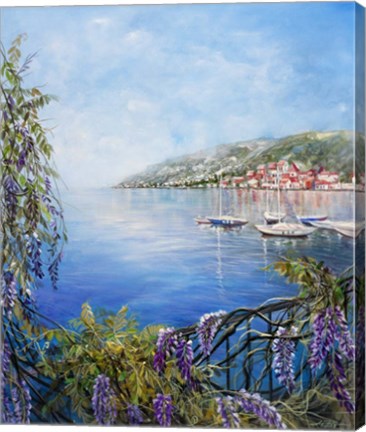 Framed Mediterranean Town IV Print