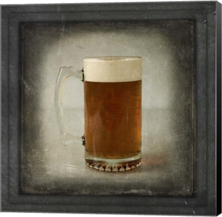 Framed Dorm Room Pub Just Beer 2 Print