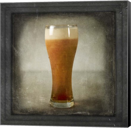 Framed Dorm Room Pub Just Beer Print