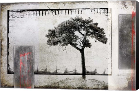 Framed July Tree 3 Print