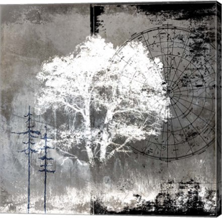 Framed July Tree 10 Print