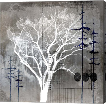 Framed July Tree 8 Print