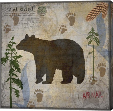 Framed Bear Lodge Print