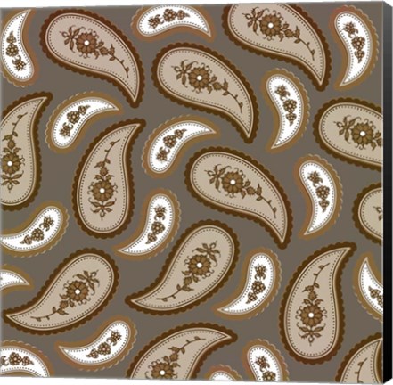 Framed Camo Paisley 2.0 Print
