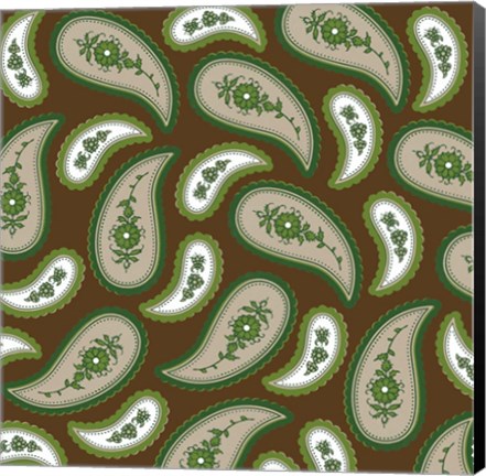 Framed Camo Paisley 2.2 Print