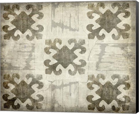 Framed Decorative Pattern 4 Print