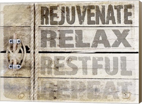 Framed Country Sea Sign 1 Print