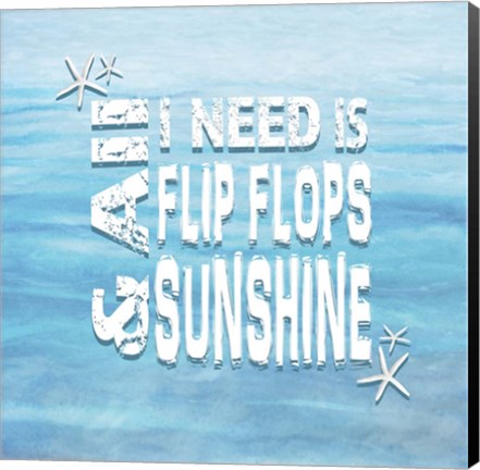 Framed Free Gypsy Sea 2 Print