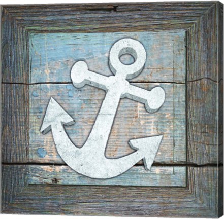 Framed Gypsy Sea Blue Framed 1 Print