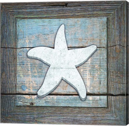 Framed Gypsy Sea Blue Framed 3 Print