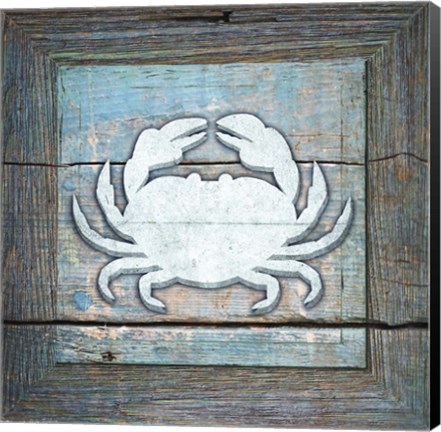 Framed Gypsy Sea Blue Framed 4 Print