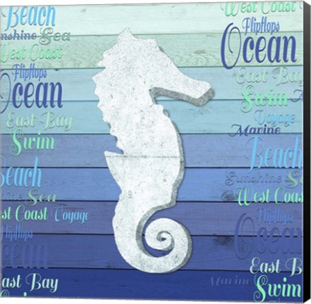 Framed Gypsy Sea Blue V3 1 Print