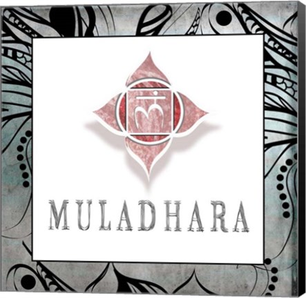 Framed Muladhara Symbol 4 Print
