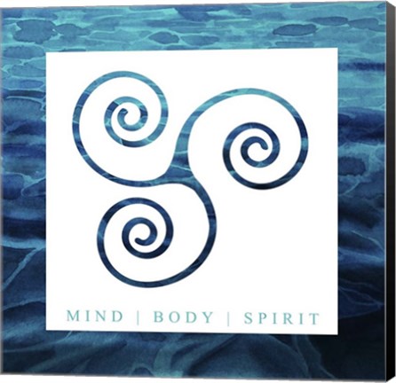 Framed Yoga V1 MindBodySpirit Print