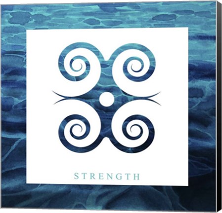 Framed Yoga V1 Strength Print