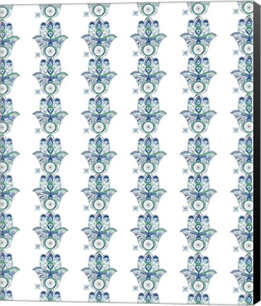 Framed Yoga Pattern Print