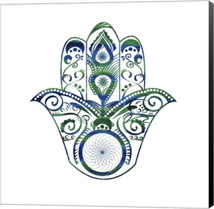 Framed Yoga Symbol V1 Print