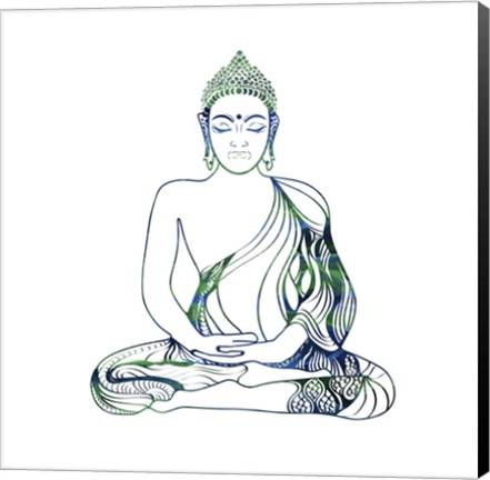 Framed Yoga Symbol V3 Print