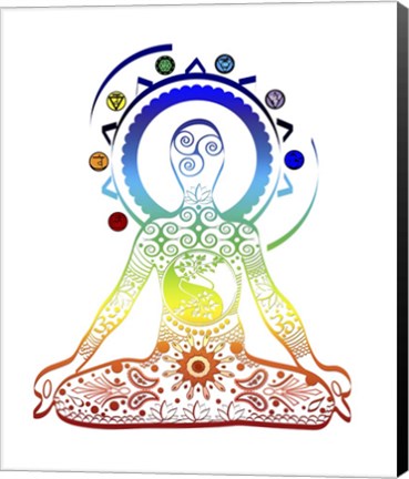 Framed Yoga V1 3 Print