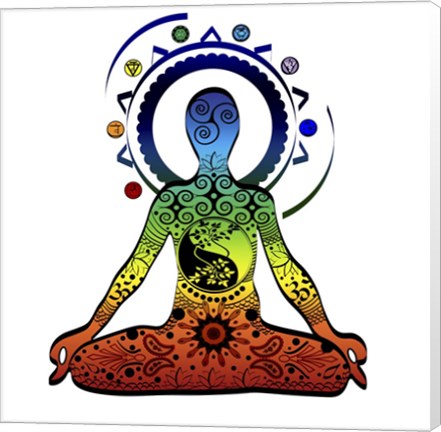 Framed Yoga V5 Print