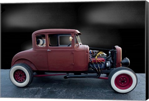 Framed 30&#39; Model A Ford Coupe Print