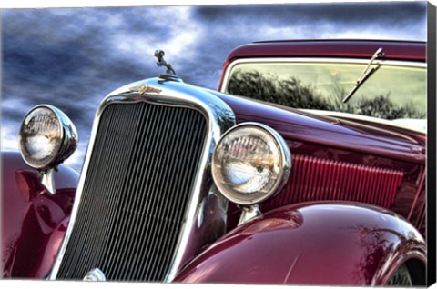 Framed Red Dodge Print