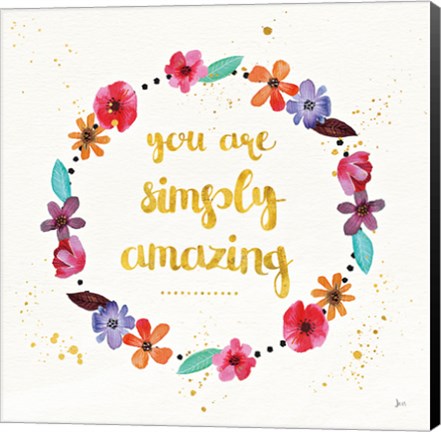 Framed Simply Amazing I Print