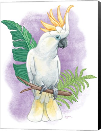 Framed Tropical Flair III Print