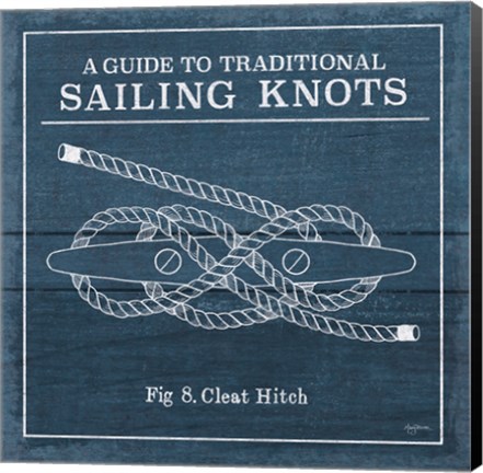 Framed Vintage Sailing Knots VII Print