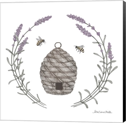 Framed Happy to Bee Home II Print