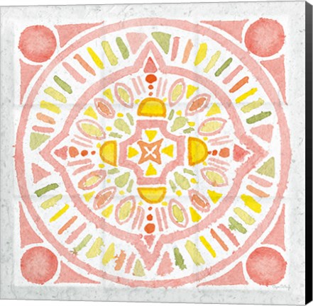 Framed Citrus Tile IV v2 Print